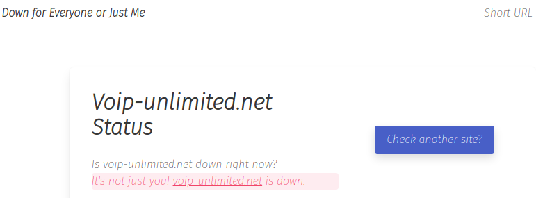 VoIP Unlimited&rsquo;s website was down at the time of writing